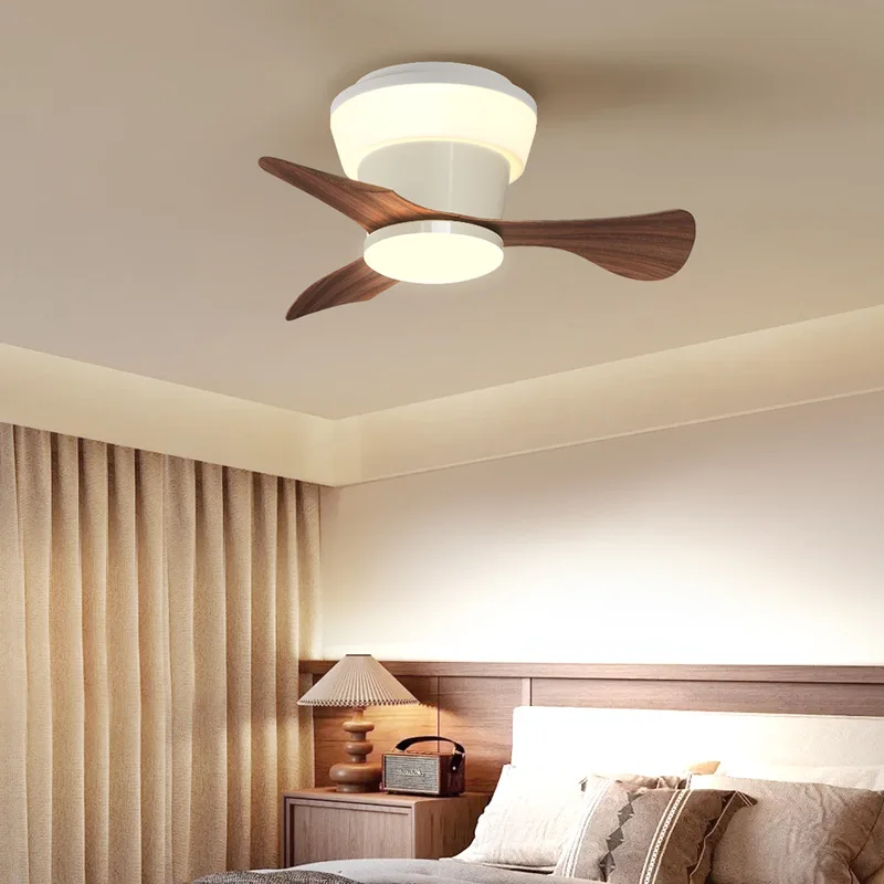 

New Mini Ultra Thin Bedroom Ceiling Fan Light Silent Children's Room Milk Oil Wind Restaurant Ceiling Fan