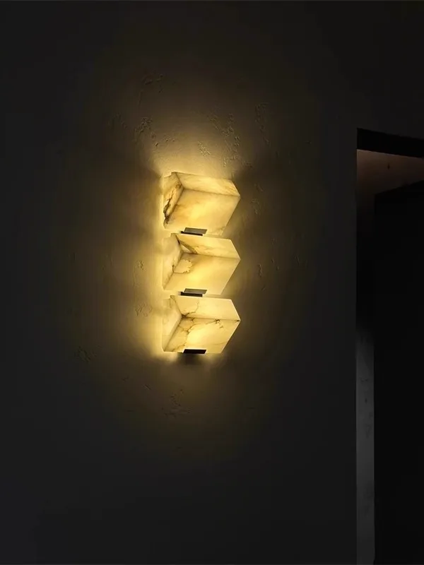 French Style Modern Light luxury Creativity Cloud Stone Wall lamp Restaurant Study Room Advanced Artistic Sense Decorative lamp