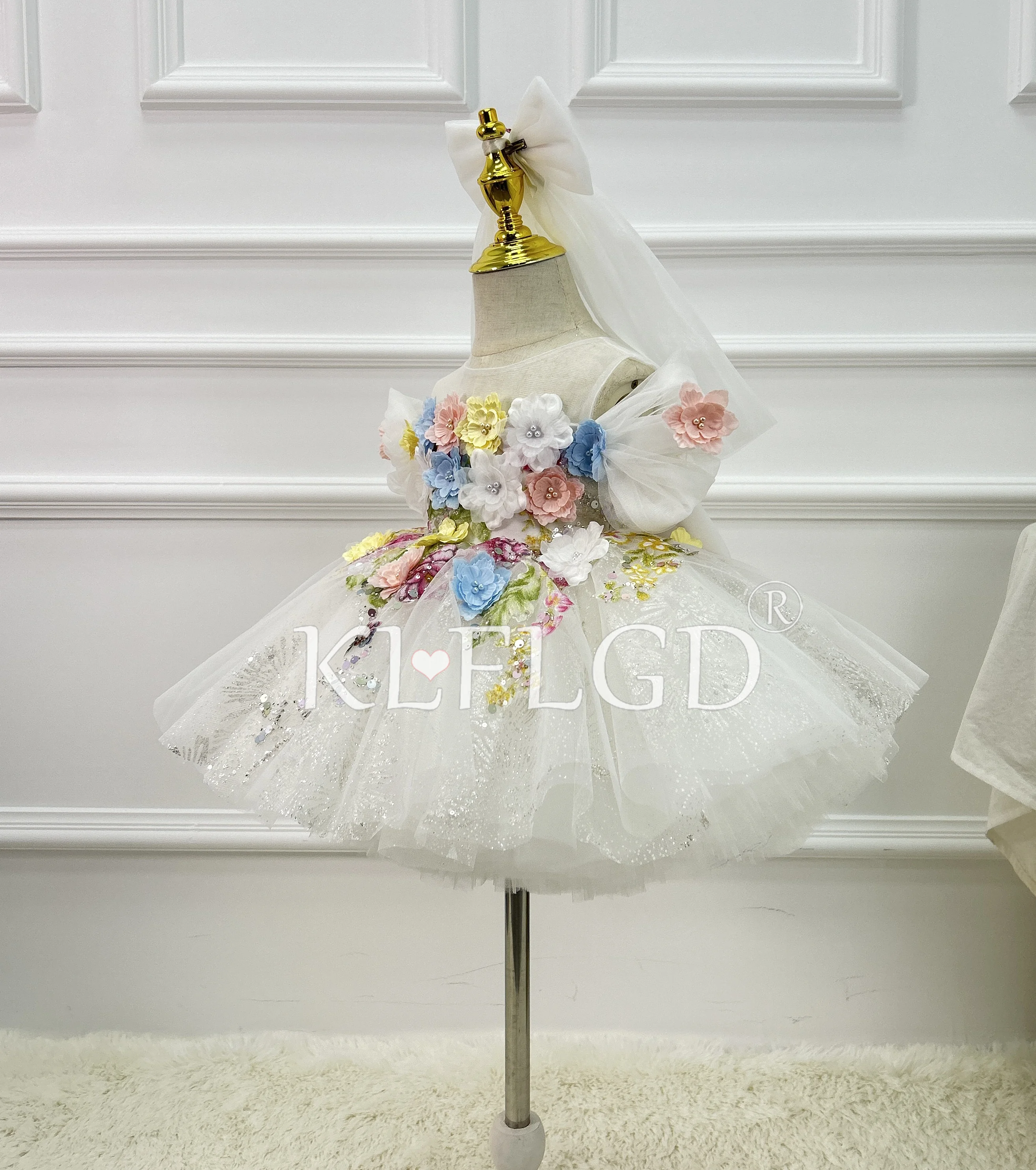 white lace dress festival White Frilly Ruffle Lace Dress Rave Festival Outfit – Styledup.co.uk main image 0