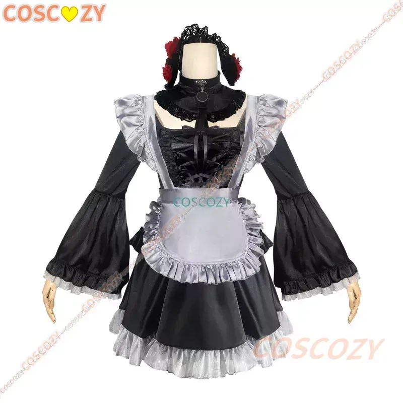 2025 yiyi anime meu vestido querido marin kitagawa cosplay peruca headwear feminino menina sexy traje de empregada conjunto completo preto unif