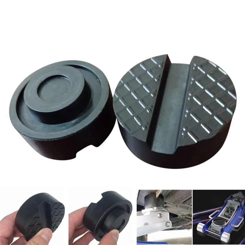 

6.5cm Jack Pad Frame Protector Rail Floor Jack Guard Adapter Tool Jacking Lifting Disk Car Rubber Disc Pad Car Vehicle Jacks