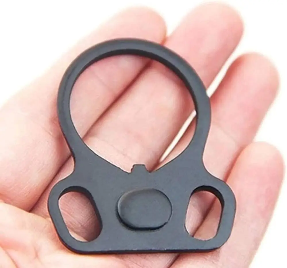 Rifle End Plate Sling Adapter Dual Loop Ambidextrous One Single Point Sling Mount For AR-15 M4 AK47 AR10 Hunting Gun Accessories