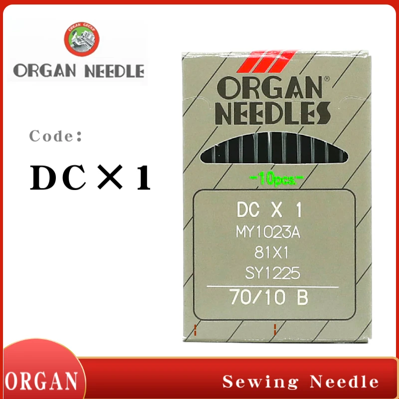 

10 PCS DCX1 ORGAN Sewing Machine Needles For Industrial Overlock Machine Japan Sewing Accessories DC*1 16x231JUKI BROTHER