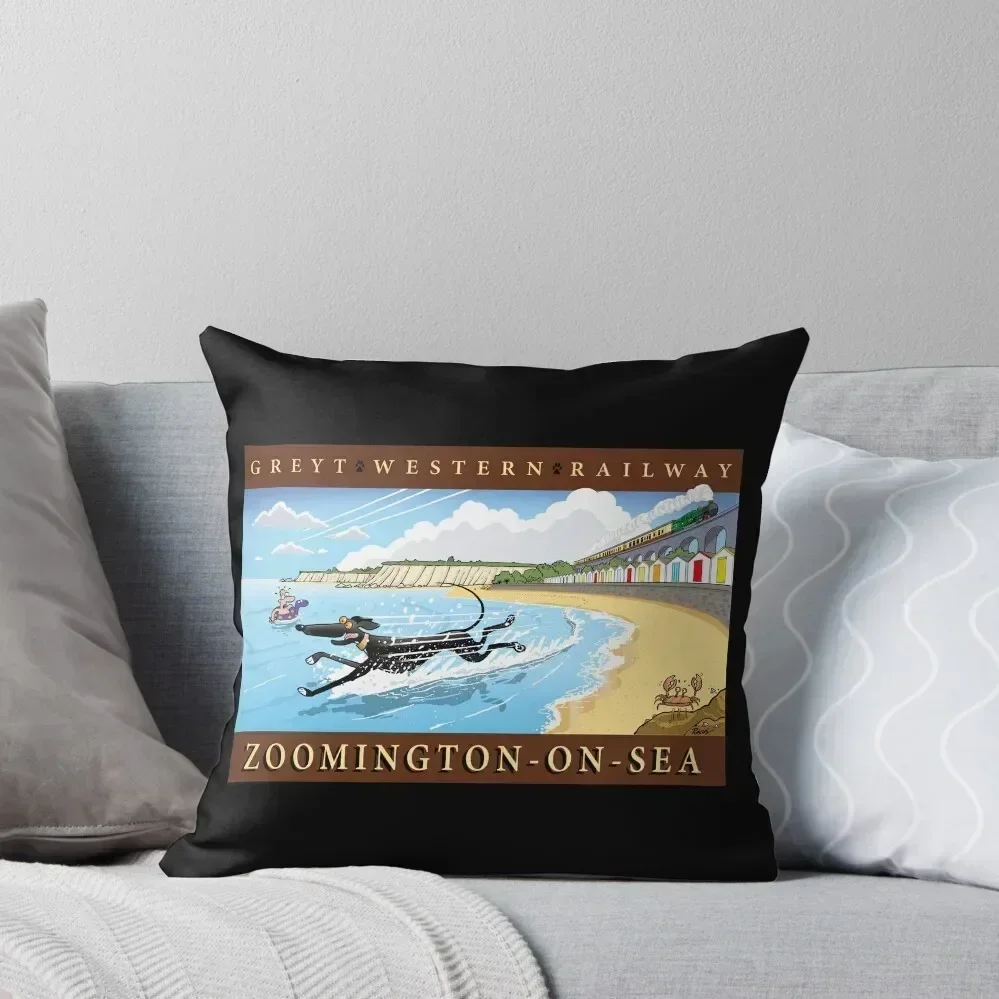 

Greyt Western: Zoomington-on-sea Throw Pillow anime girl pillow pillowcase Christmas s Covers Custom Cushion pillow