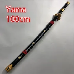 Cosplay SSR Yama magic sword 1:1 Weapon Armed Katana Espada Wood Ninja Knife Samurai Sword Prop Toys For Teens 100cm