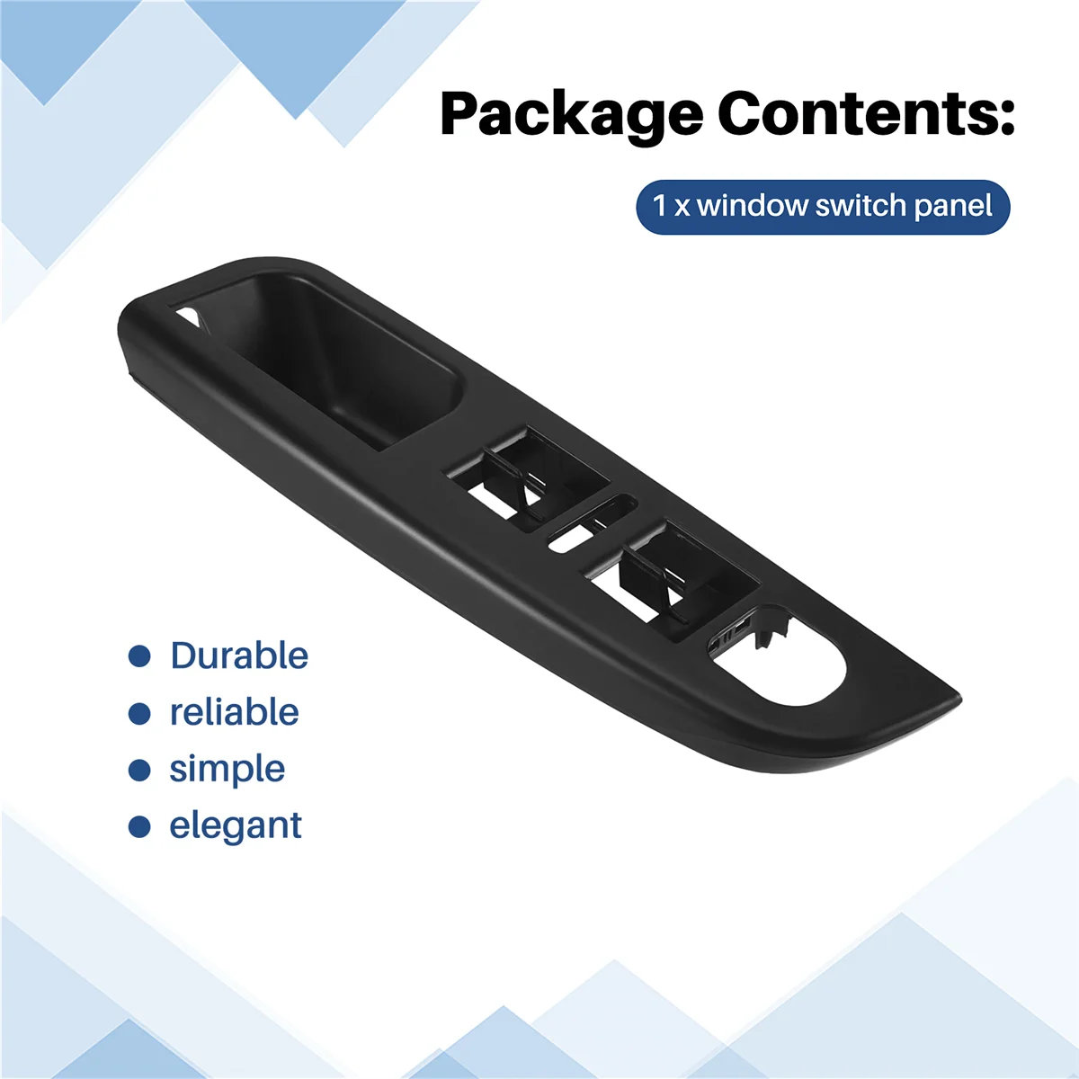 Accessori auto per rivestimento del pannello degli interruttori della finestra dell'auto per Jetta MK5 Golf 5 2005-2014 1K 4868049 C—L49A