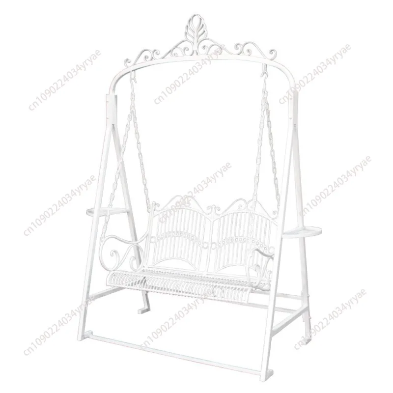 

Internet celebrity courtyard villa swing outdoor rocking chair wrought iron balcony swing sling chair household leisure