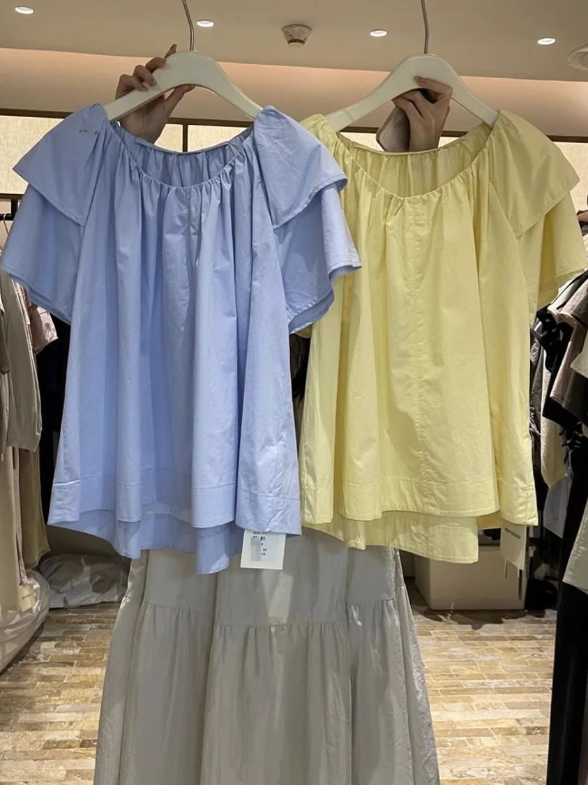 Lâche coréenne Sle ort Sve femmes irt avec dentelle Design été minceur nuisette haut grande taille 300 Pou ventre couverture