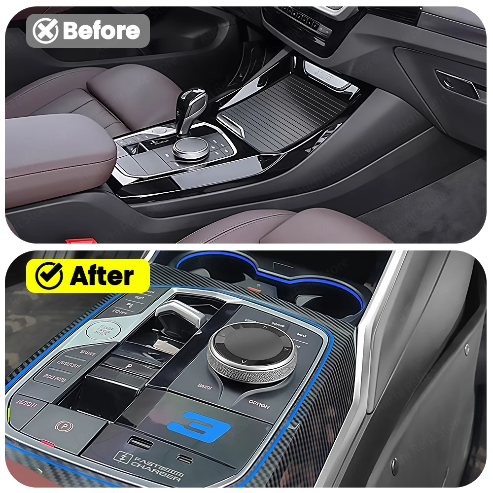 Auchi Ambient Light for BMW 3 Series G20 4 Series G22 G26 G28 Center Console Saddle Light Panel Illuminated Expansion Dock Lamp