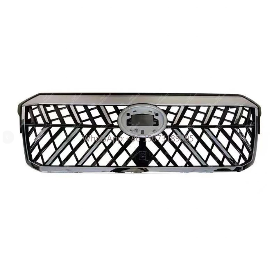 

Обновленная передняя решетка радиатора для Toyota Land Cruiser FJ300 LC300 2022-2024, хромированная гоночная решетка из АБС-пластика