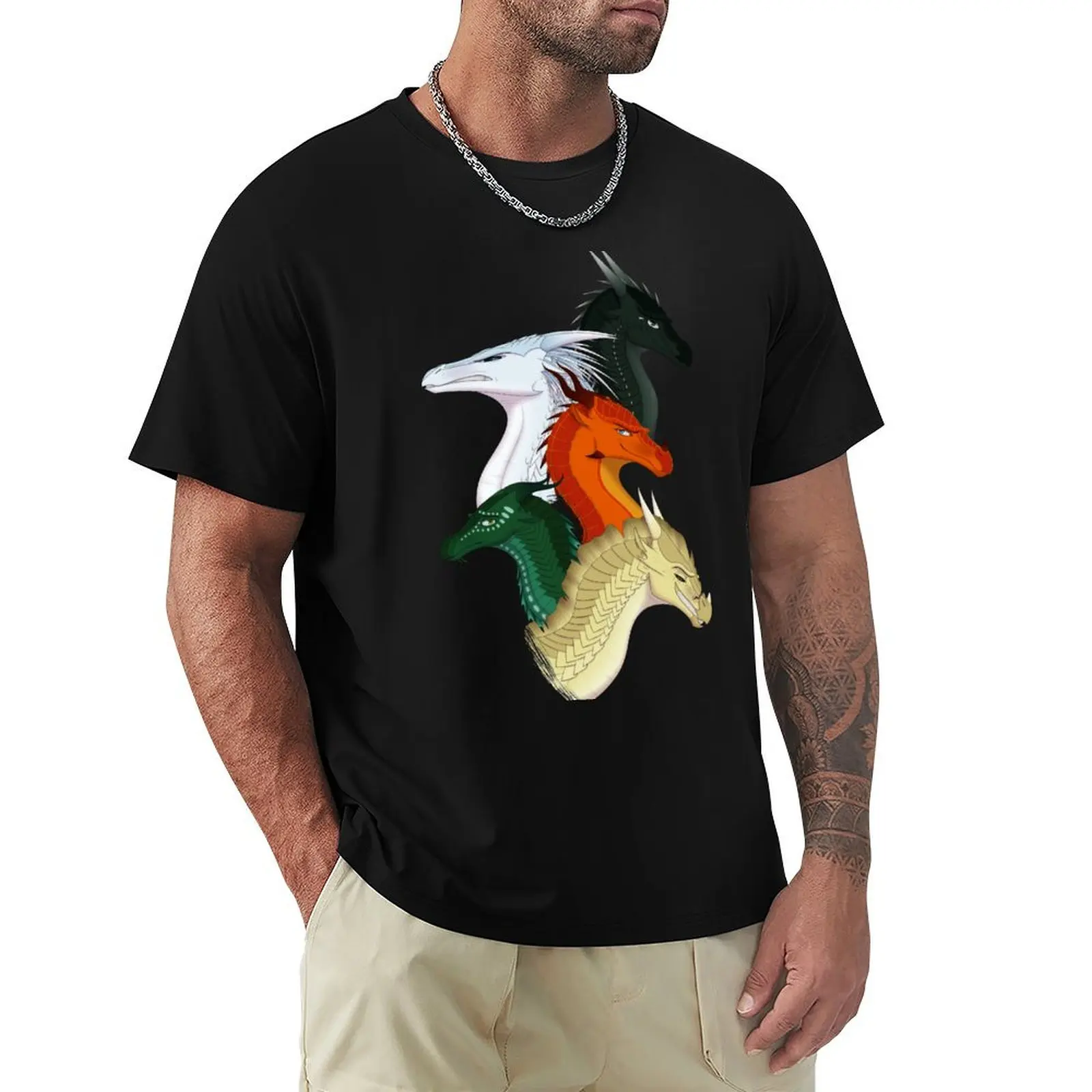 

Wings of Fire Second Arc Main Characters T-Shirt customs design your own graphic tee shirt heavy weight t shirts for men