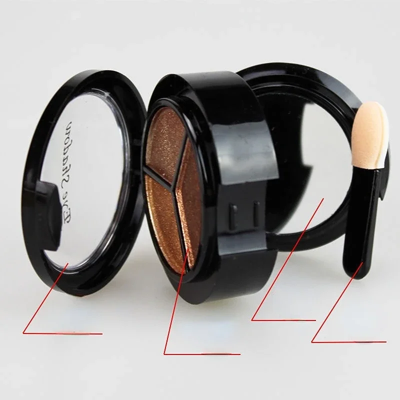 マットアイシャドウパレットシマーメイクアップ銅ブロンザーメタリックアイシャドウ防水スモーキーアイメイクアップヌード化粧品 3 色