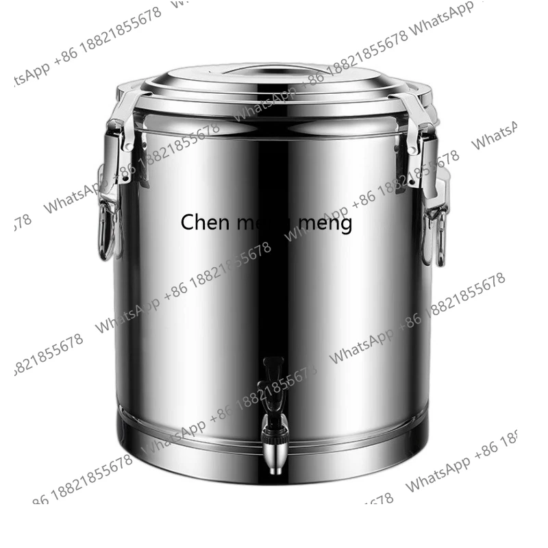 

Stainless steel insulation bucket with faucet 304 material large capacity temperature bucket