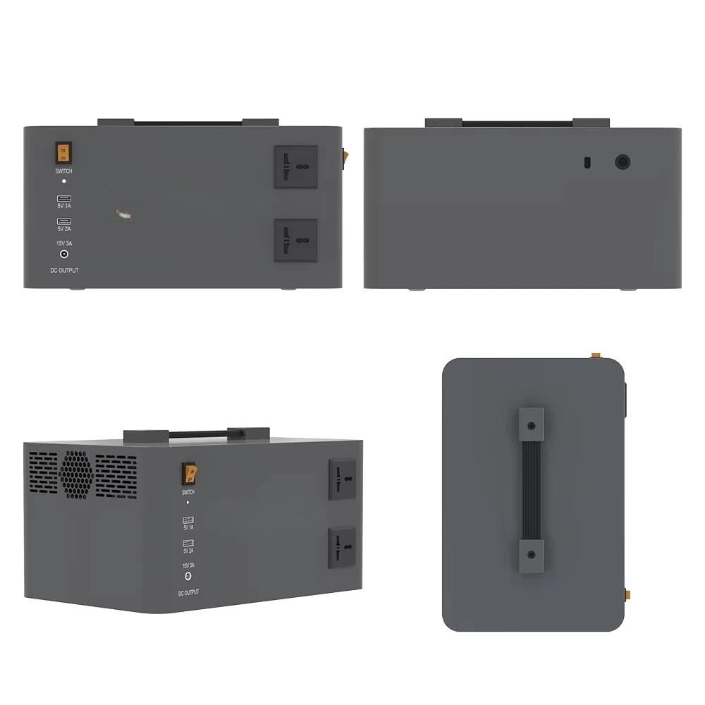 110v 120v 3000W 220v Mini Solar Generator Portable Power Station 1000W Indoor Lithium Ion Battery