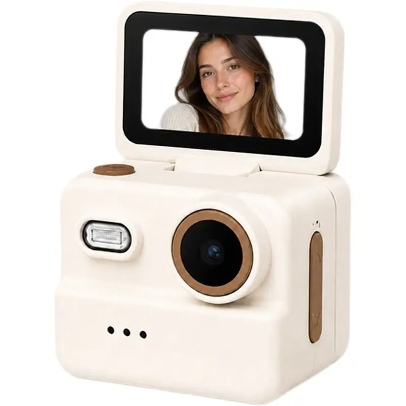 Exquisite-Outdoor Travel, 1.14In Camera With Flip Screen VLOG Recorder Wide-Angle Lens Cycling Camera Portable Sports Mini Cam 1