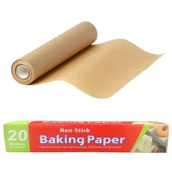 5/10/20M/roll log baking paper non stick parchment Korean barbecue paper baking paper barbecue heat-resistant oil abso