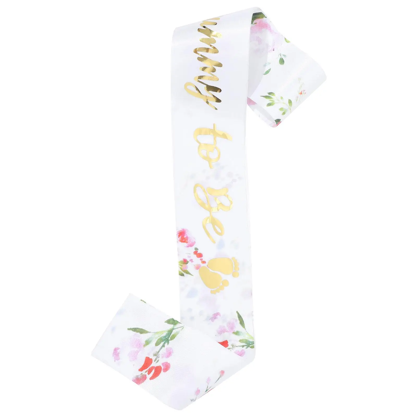 

Maternity Sash Kit Mommy to Be Baby Shower Golden Mummy Sash Expectant Mothers Photo Props Comfortable Fit Various Body