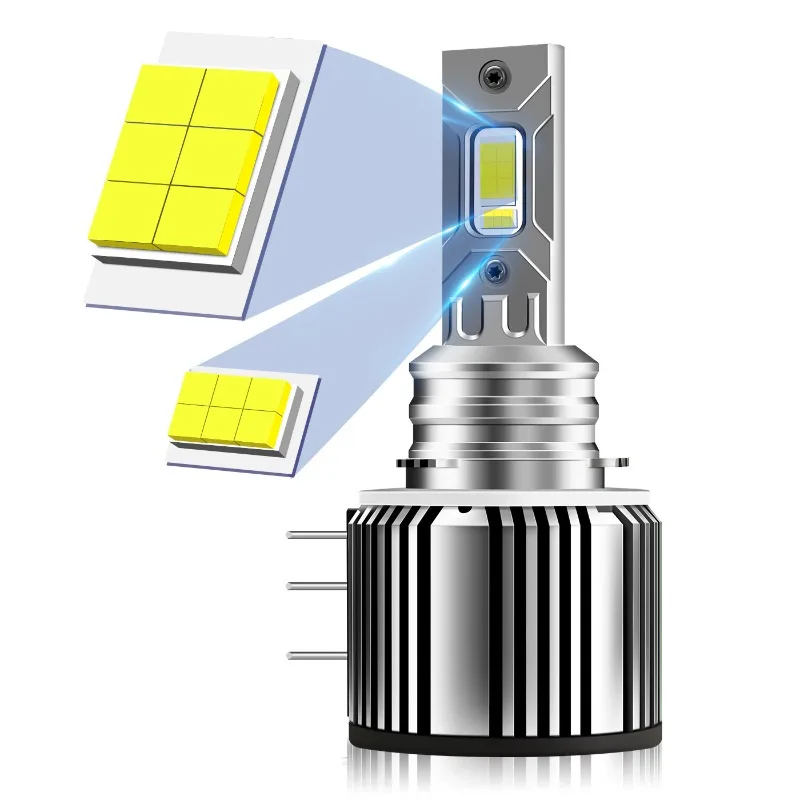

Автомобильная светодиодная фара H15 с декодером, высокой яркостью, дневными ходовыми огнями и интегрированным дальним светом для Edge и Golf