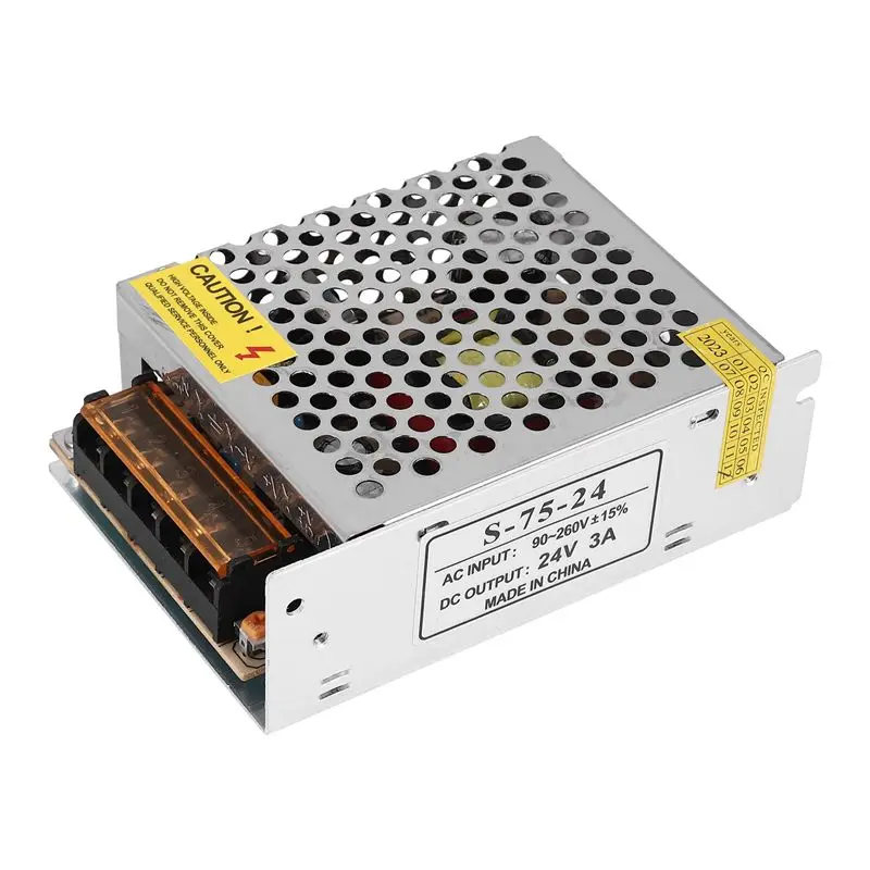 

24V 3A Transformer Switch Power Supply 60W LED Strip Switch Driver For CCTV Industrial Control Power Supply Adapter-AEF7