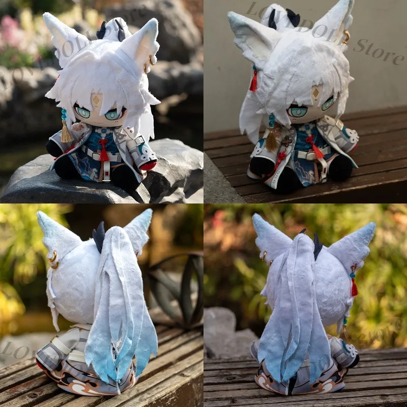 Anime Feixiao Honkai：Star Rail 32cm Game Cosplay Cotton Doll Plush Plushie Cartoon Sitting Posture Stuffed Cotton Toys Gift