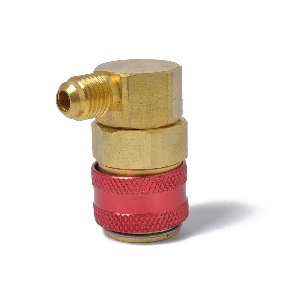 

1 Pair High Low Coupler Connector For Car Air Conditioning R134A Refrigerant Tank 1/4" Sae Hose Adapter Automotive Ac Charging