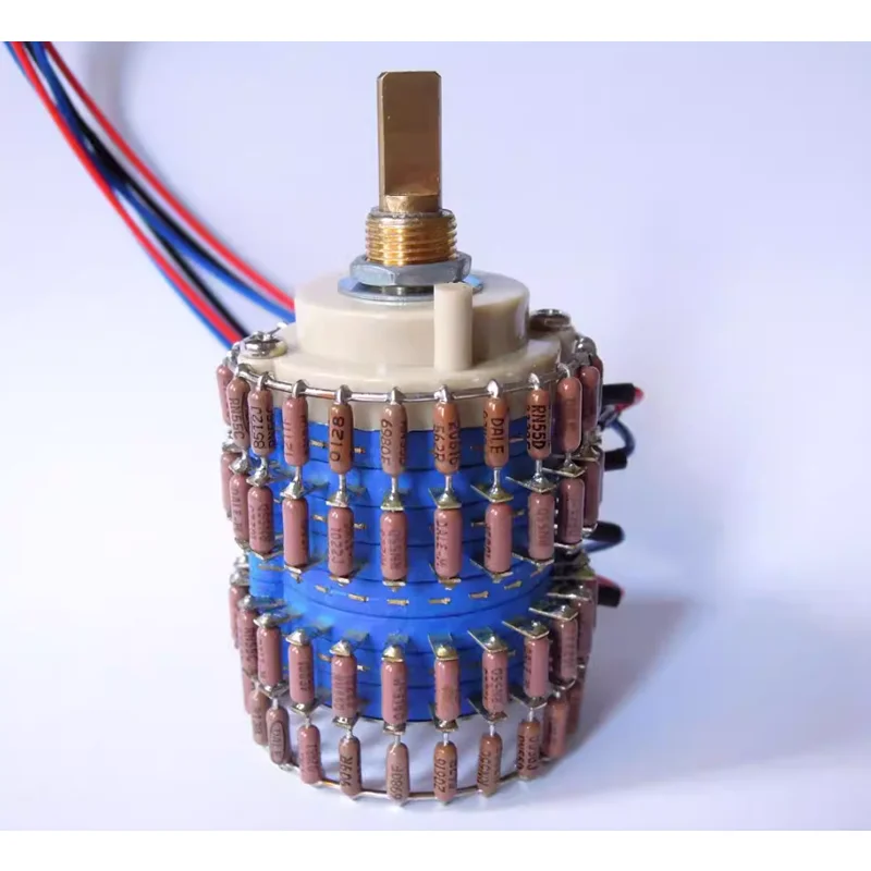 taiwan-made-copper-shaft-24-speed-dual-channel-dale-full-brown-l-type-volume-potentiometer
