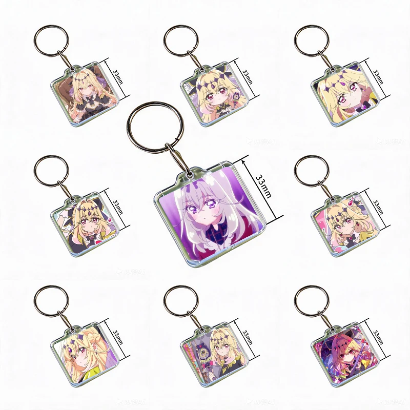 Moria Luruka Star Detective Precure Keychain Handmade Hanging for Clothes Backpack Decoration Accessories Gifts with Friends