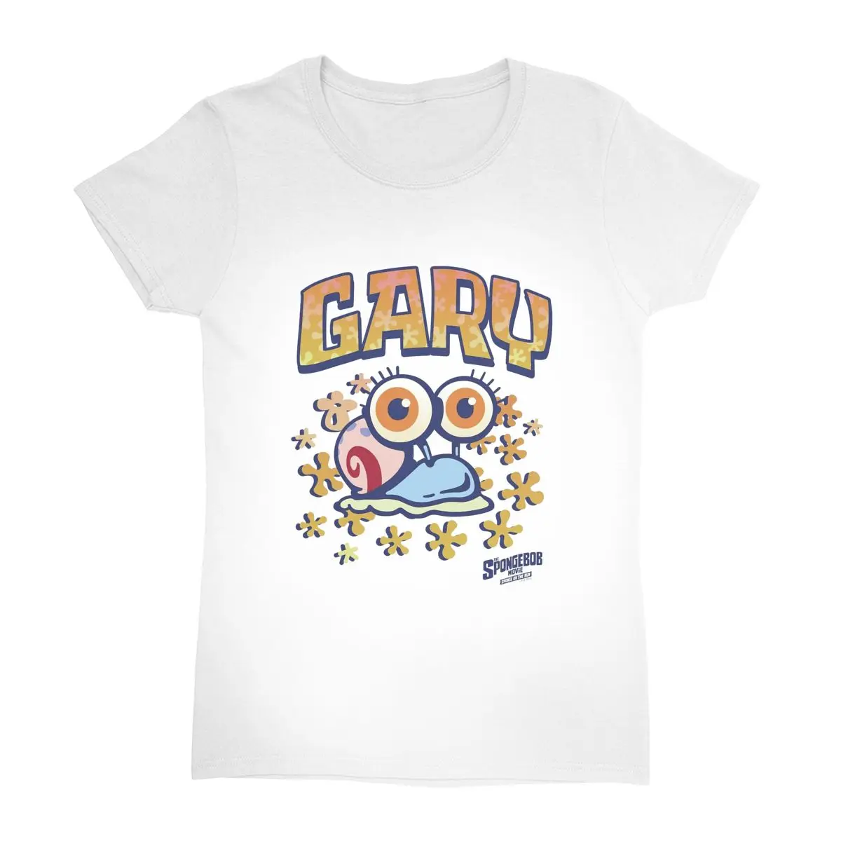 Streetwear T Shirt Spongebob Cotton T-Shirts The Run Baby Gary Fashion Tee Shirt for Woman Hot Sale Summer Retro Printed Tees