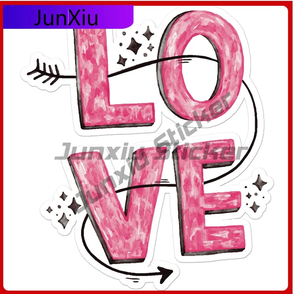

Love Arrow Vinyl New Best Gift Durable Creative Bumper Decal Sticker Waterproof Car Laptop Window Auto Exterior Decor
