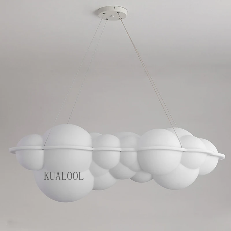 Modern Clouds LED Pendant Lights Nordic Designer PE Hanglamp for Living Room Decoration Personality Bedroom Lamps Home Lighting