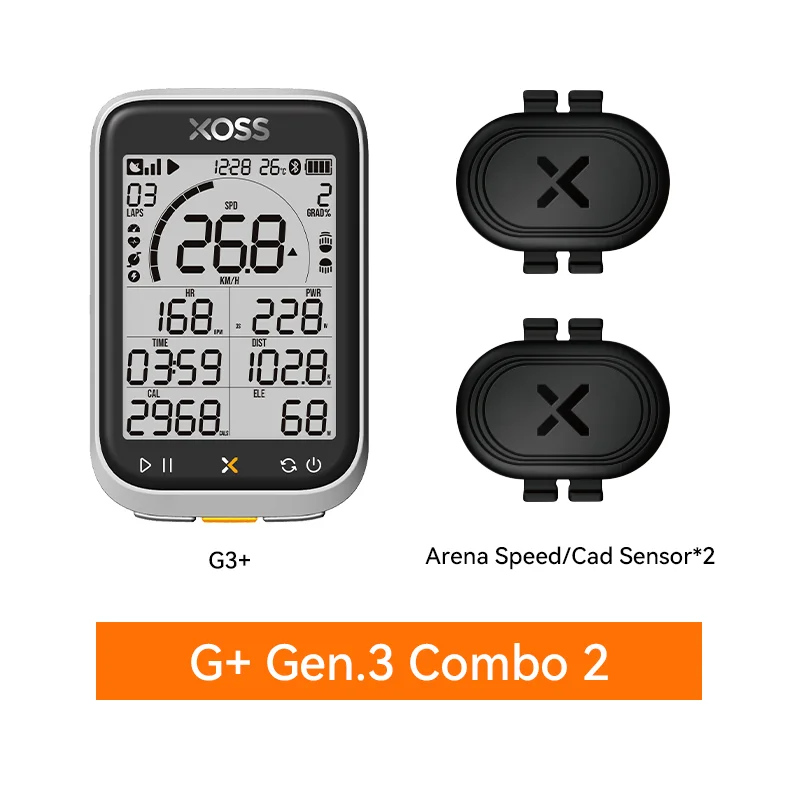 XOSS G3/G3+ GPS Bike Computer G/G+ Gen.3 Power Meter Cadence Speed