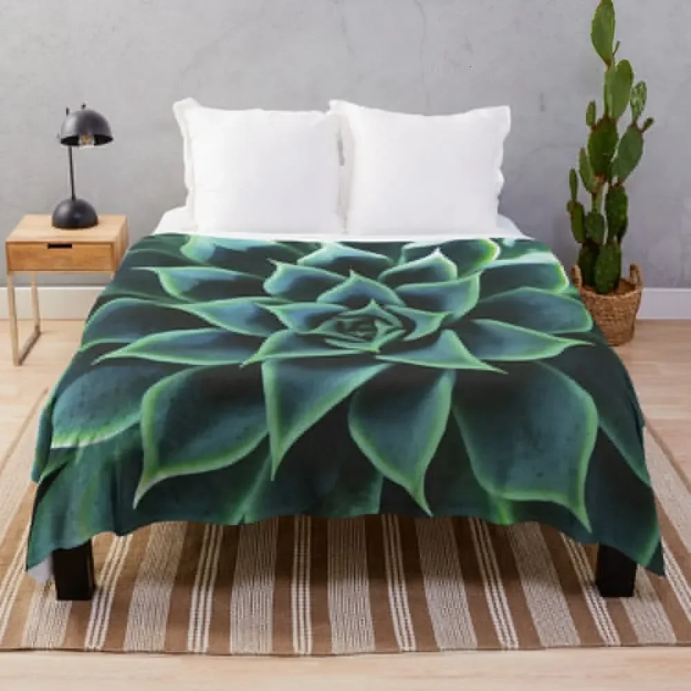 Succulent Throw Blanket Beautifuls For Baby Blankets