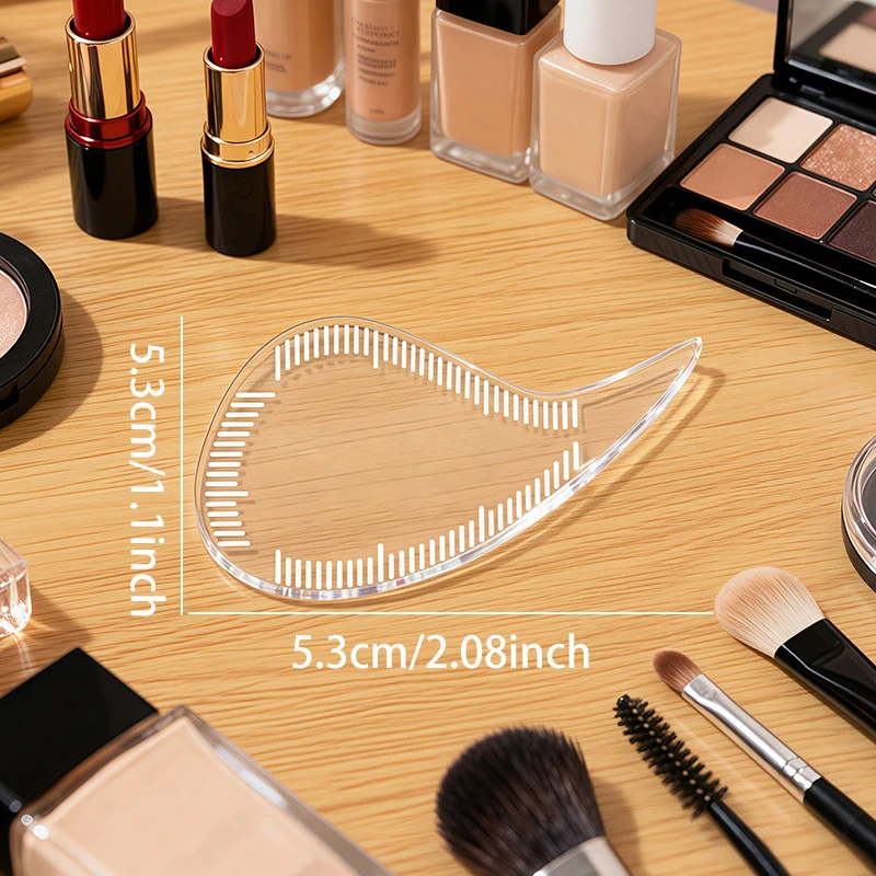 New Brow Shaping Stencil Transparent Mapping Ruler Microblading Instant Brow Shaper Novice Thrush Auxiliary Drawing Fishtail