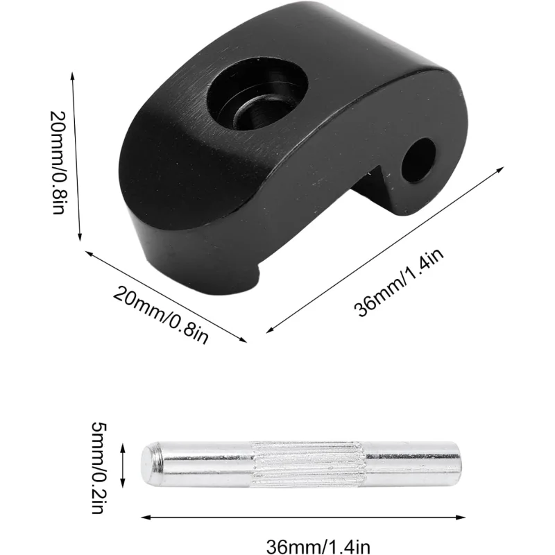 Reinforced Aluminium Alloy Folding Hook for Xiaomi M365 and Pro Electric Scooter Replacement Lock Hinge Reinforced Folding Hook