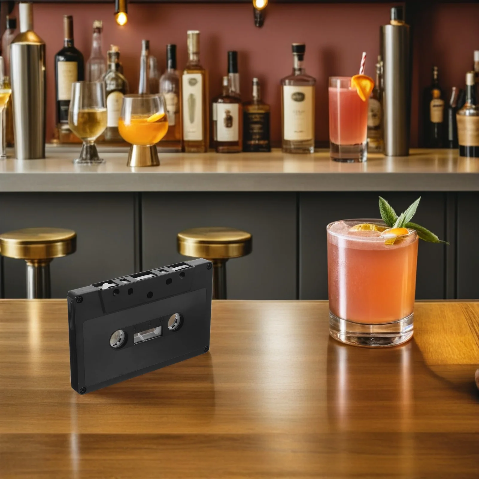 

2Pcs Retro Cassette Wall Decor Blank DIY Handcraft Audio Tapes for Home Studio Bar Music Party Decorations Wall Decor