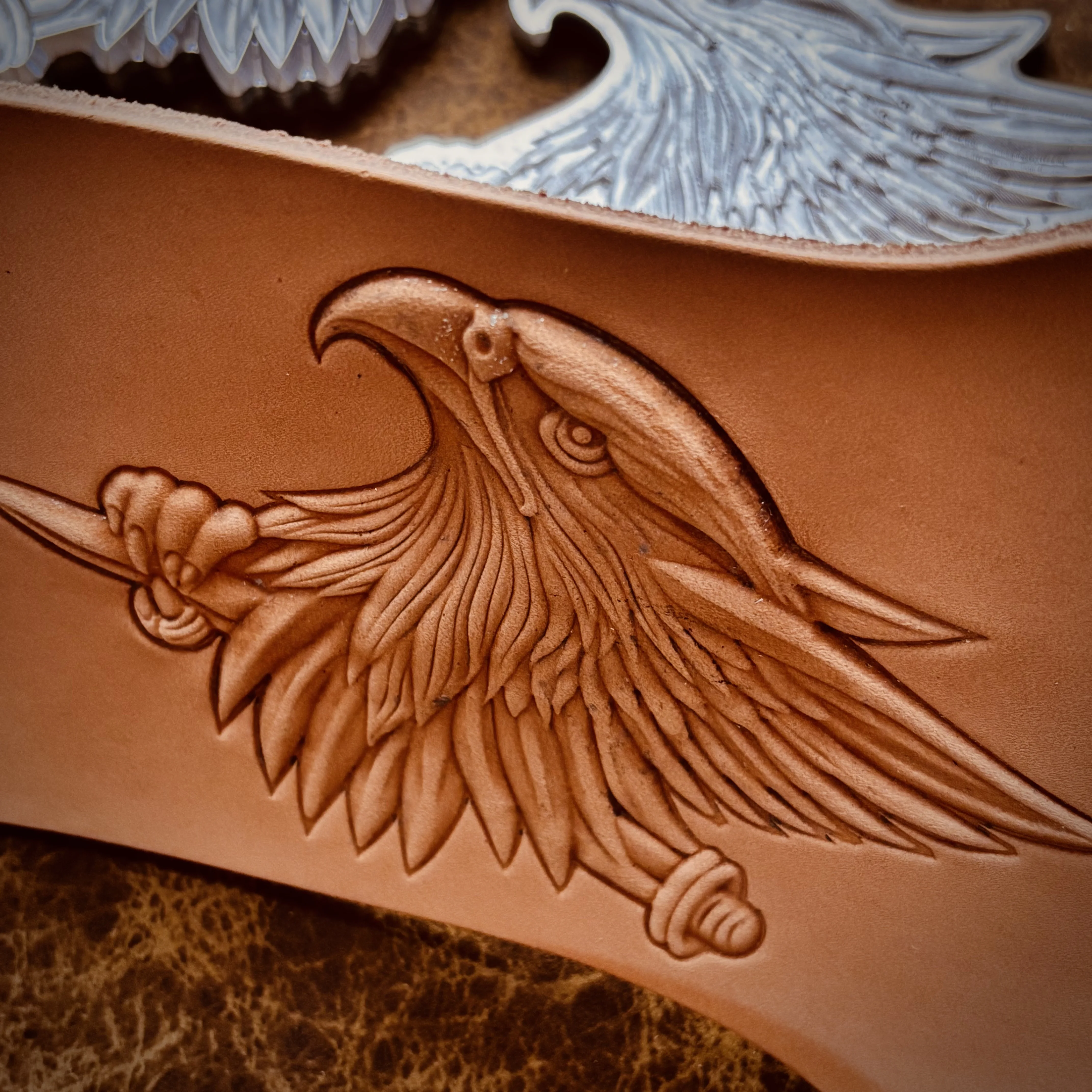 قالب نقش جلدي ثلاثي الأبعاد عل - مراجعة 3D Printing Eagle وسعره