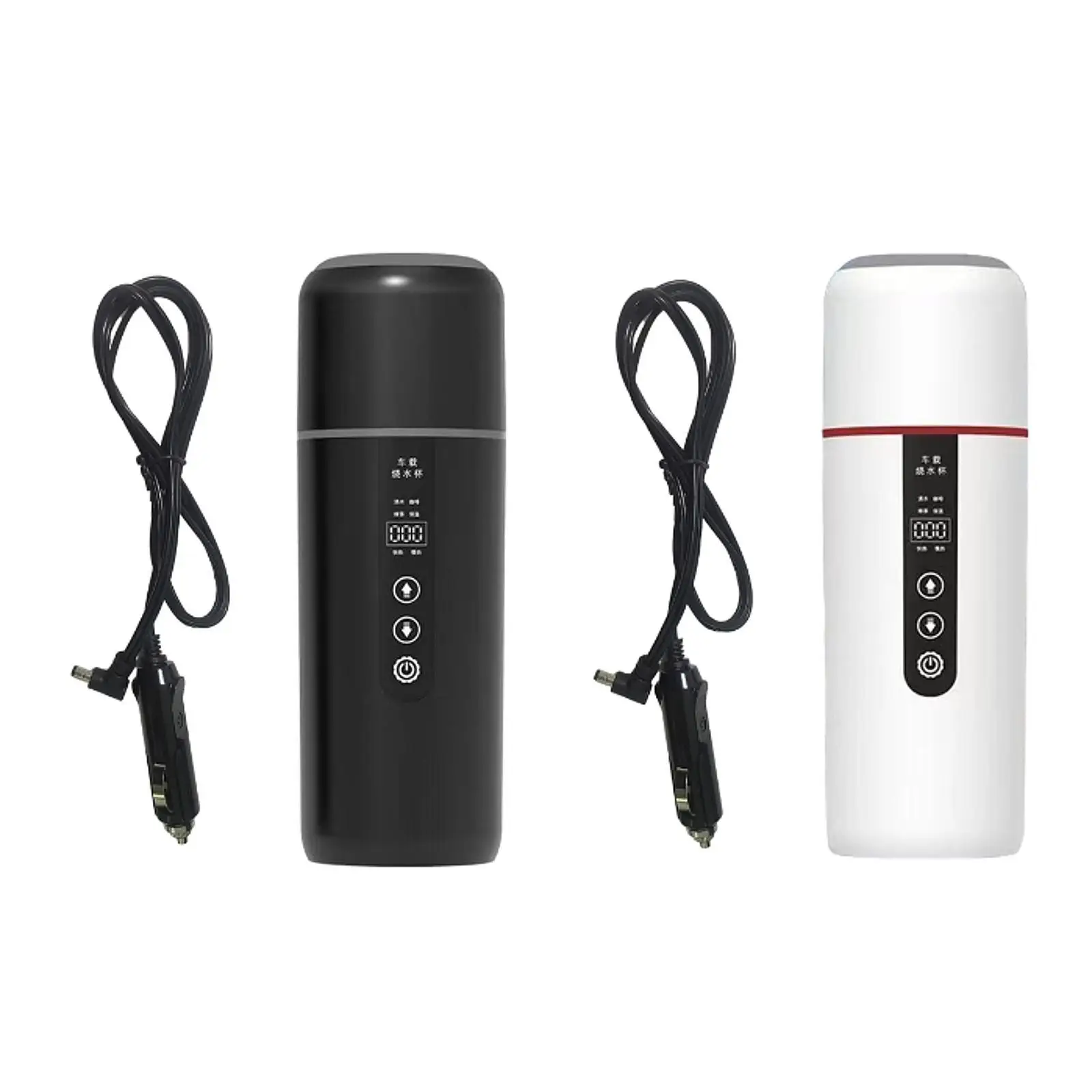 Car Kettle Boiler Smart Heating Car Cup Temperature Display Portable Car Heated