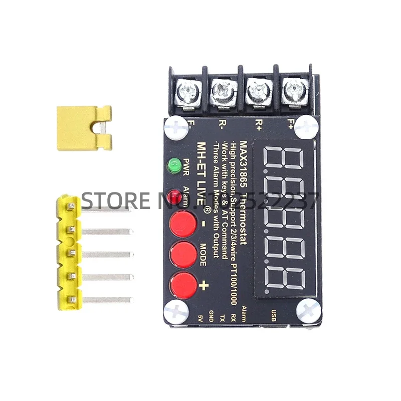 MAX31865 Temperature Measurement Module Collector High Precision PT100 PT1000 Serial Port Host Computer For Ardunio/STM32/PI