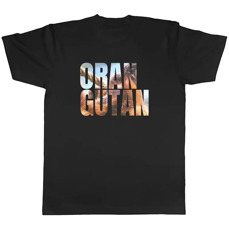 Orangutan Mens T-Shirt Apr Primate Jungle Lover Tee Gift