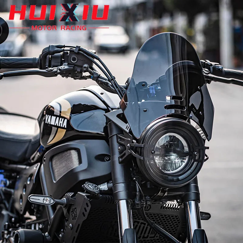 يناسب ياماها xsr700 XSR700 2022 2023 2024 2025 2026 دراجة نارية الزجاج الأمامي الألومنيوم عدة منحرف #3