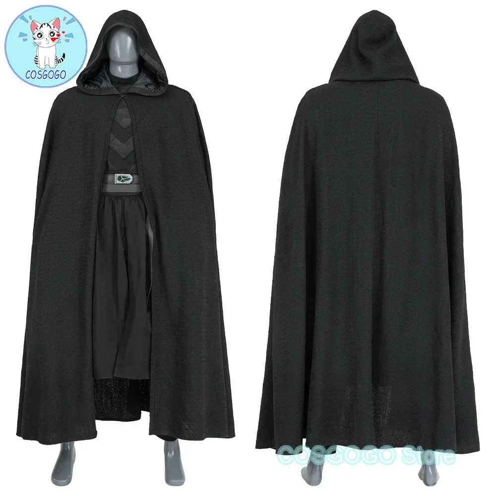 

COSGOGO [Customized] Black Baylan Cosplay Costume Man Battle Suit And Accessories Fancy Dress Halloween Comic Con Outfit Black C