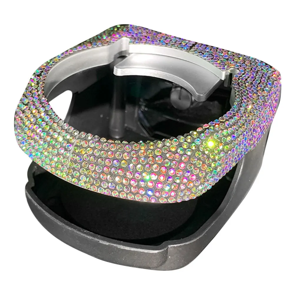 

Car Vent Cup Holder Diamond Decorated Multifunctional Air Vent Storage for Phone Bottle Auto Cup Holder Car Interior