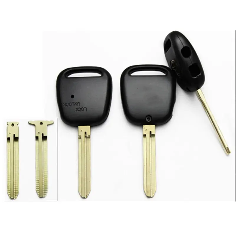 

Factory Supply Car Uncut Blank Plastic Key Blanks 2 Buttons Remote Case Car Key Fob
