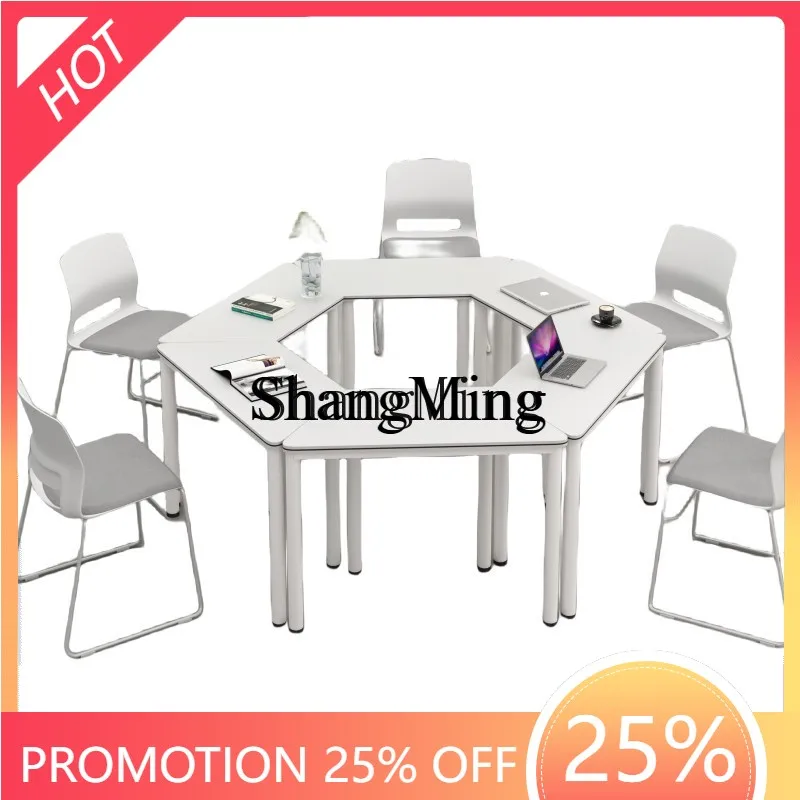 

SM household table and chair combination smart classroom creative desk educational institution splicing table