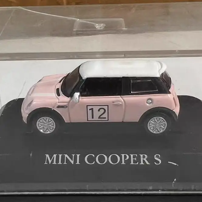 

Модель автомобиля из сплава Mini Cooper S 1/72 Готовый продукт, без цветной коробки, настоящий снимок, как показано на рисунке, микро-треш