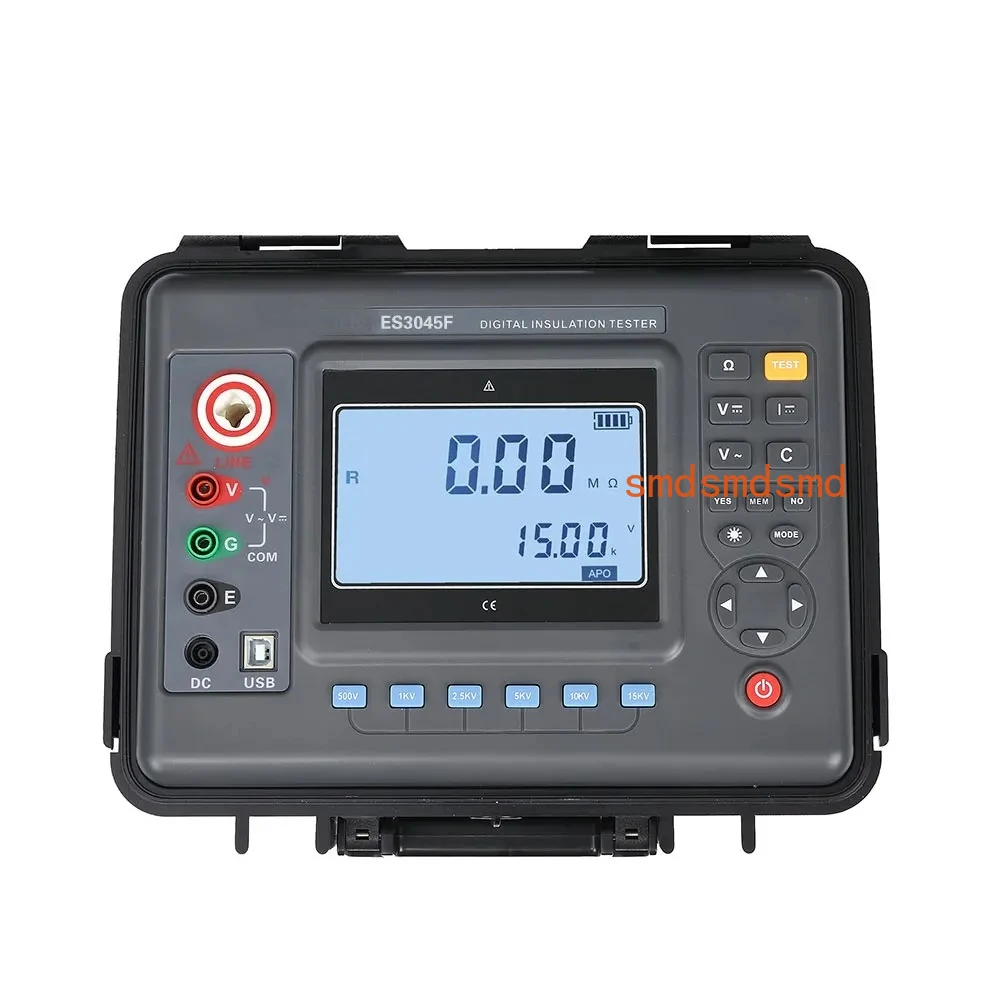 ES3045 ES3045E ES3045F Megohm Insulation Resistance Tester Insulation Impedance 5kV/10KV/15KV 10/35/50TΩ Digital Megohmmeter