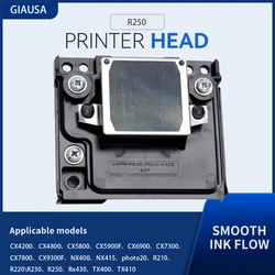 Cabezal de impresión R250 para impresora Epson CX6900, CX7300, CX7800, CX9300F, NX400, R210, R220, R230, CX4200, CX4800, CX5800, CX5900F