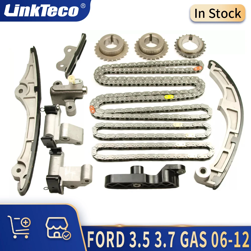 Engine Parts Timing Chain Kit 3.5 3.7 L GAS DOHC C35 C37 T35 For FORD FUSION TAURUS MAZDA CX-9 6 LINCOLN MERCURY MKX MKZ MKS MKT