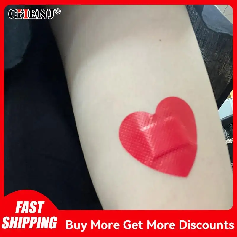 Pad Hydrocolloid Dressing Heart Shaped Bandage Heart-shaped Self-adhesive Wound Patches First Aid Gauze 5pc/10pcs Wound Dressing