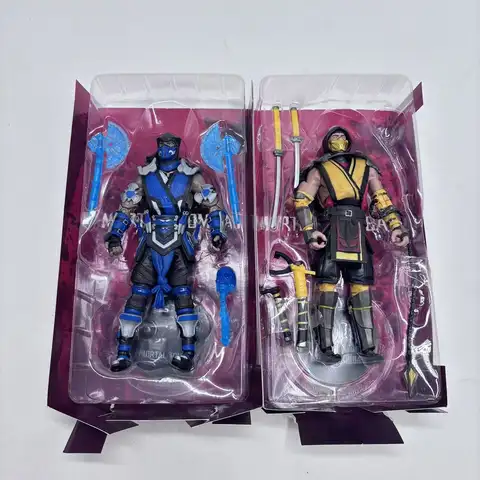 Mortal Kombat Spawn Sub Zero Scorpion 7" Articulated Action Figure Toys 17cm